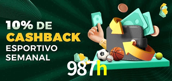 10% de bônus de cashback na 987h