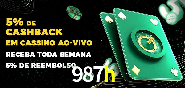 Promoções do cassino ao Vivo 987h